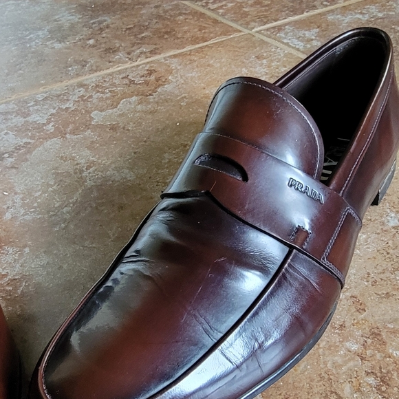 PRADA Penny Brown Loafer Size 8.5 - Picture 4 of 16